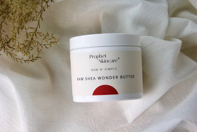 100% natural African raw shea butter, our raw shea wonder butter by Prophet Skincare