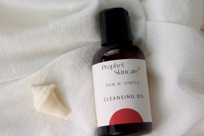 cleansing with oil method, the best simple cleansing oil by Prophet Skincare, 100% natural